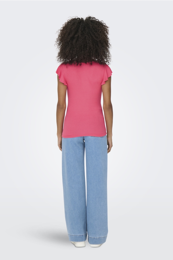 ONLBELIA CAP SLEEVE TOP JRS NOOS 15227187 CAMELLIA ROSE